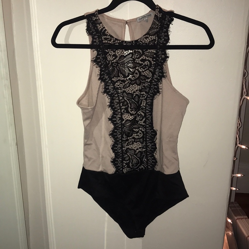 Charlotte Russe Lace Bodysuit